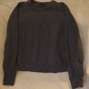 Banana Republic Dark Gray Crew Neck Sweater